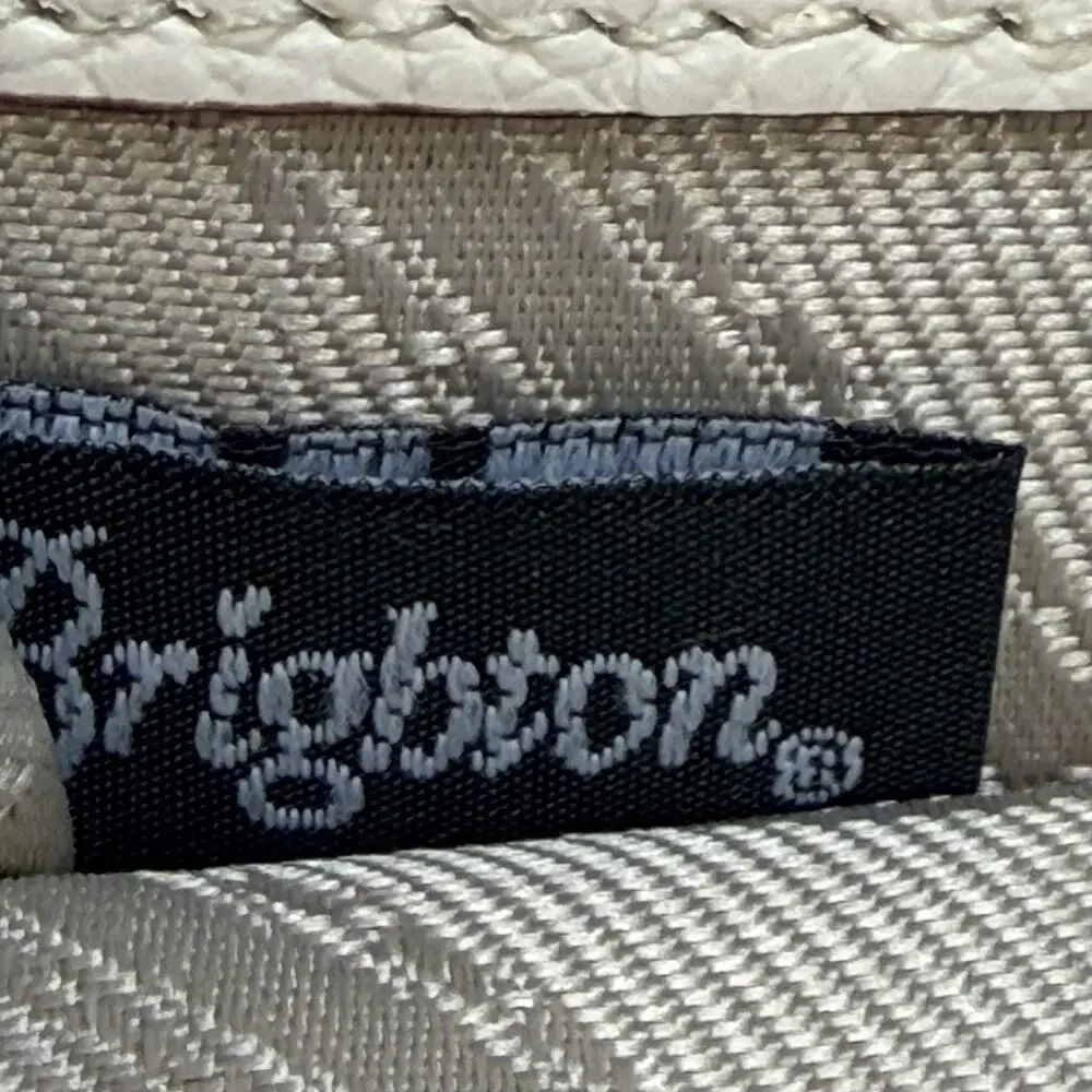 Brighton Interlok Phone Organizer Celtic Silver Hardware Cream Woven Leather